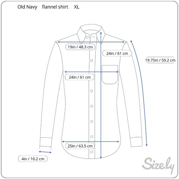 Old Navy 100% Cotton Flannel Plaid The Boyfriend Shirt Classic & Soft sz XL - Picture 8 of 8